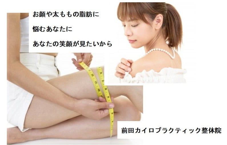 前田カイロプラクティック整体院 お顔や太ももの脂肪に悩む貴女に